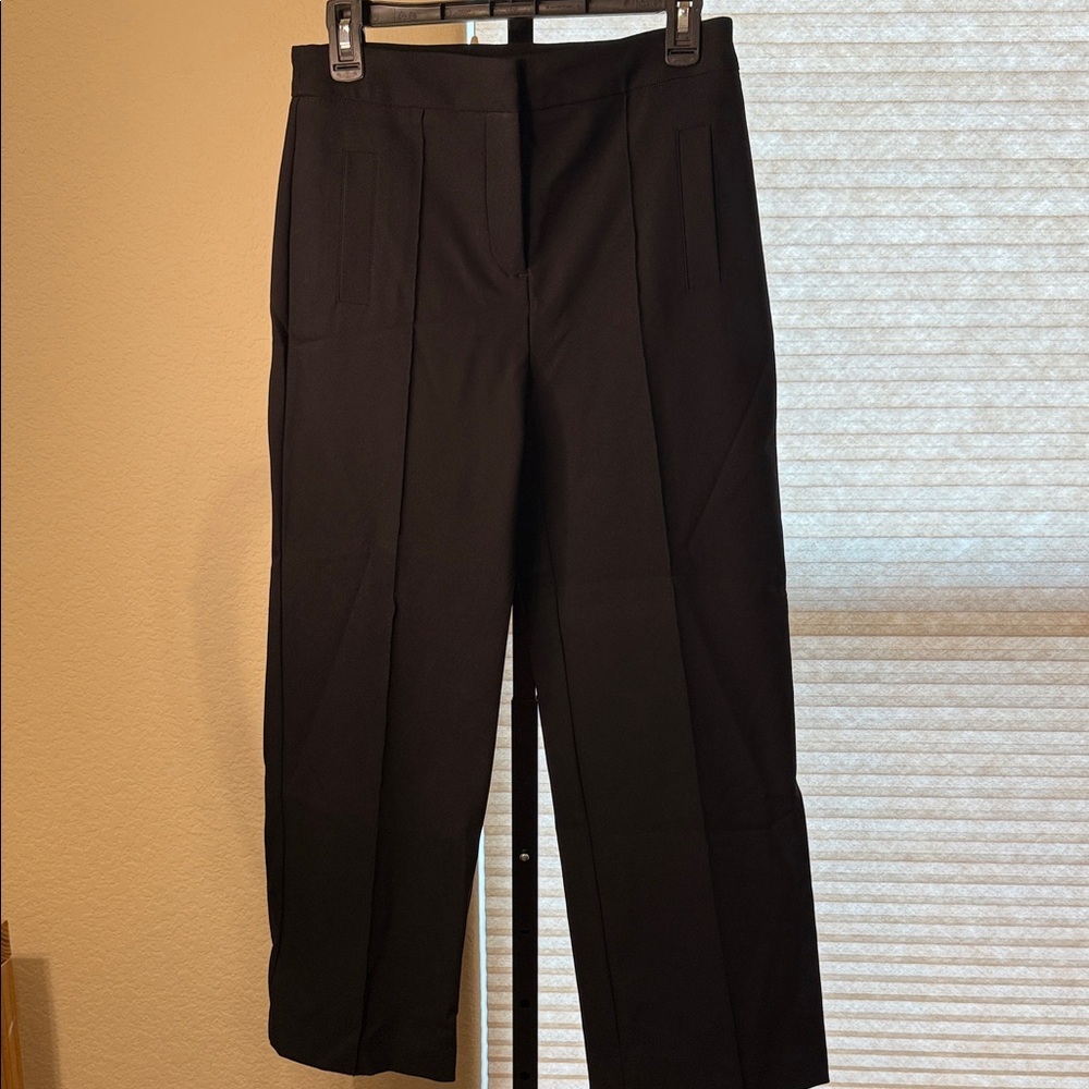 Elegant Black Cropped Women's Pants
